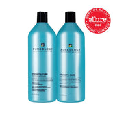 Strength Cure Shampoo and Conditioner Duo: Sulfate-Free Repairing Set for Damaged Hair