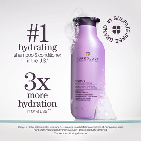 Hydrate Shampoo & Conditioner: Sulfate-Free Set for Deep Hydration